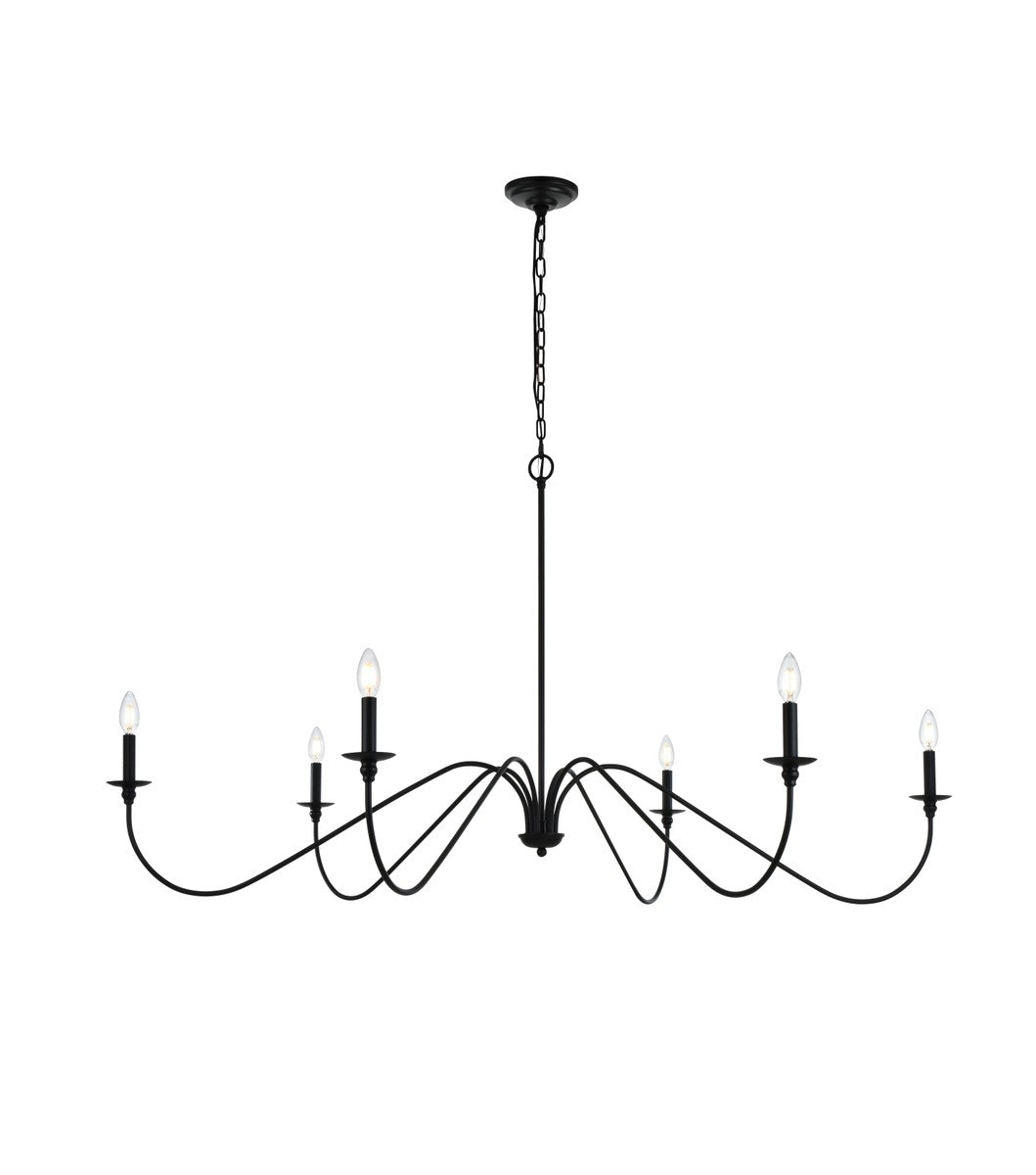 Elegant Lighting Six Light Chandelier