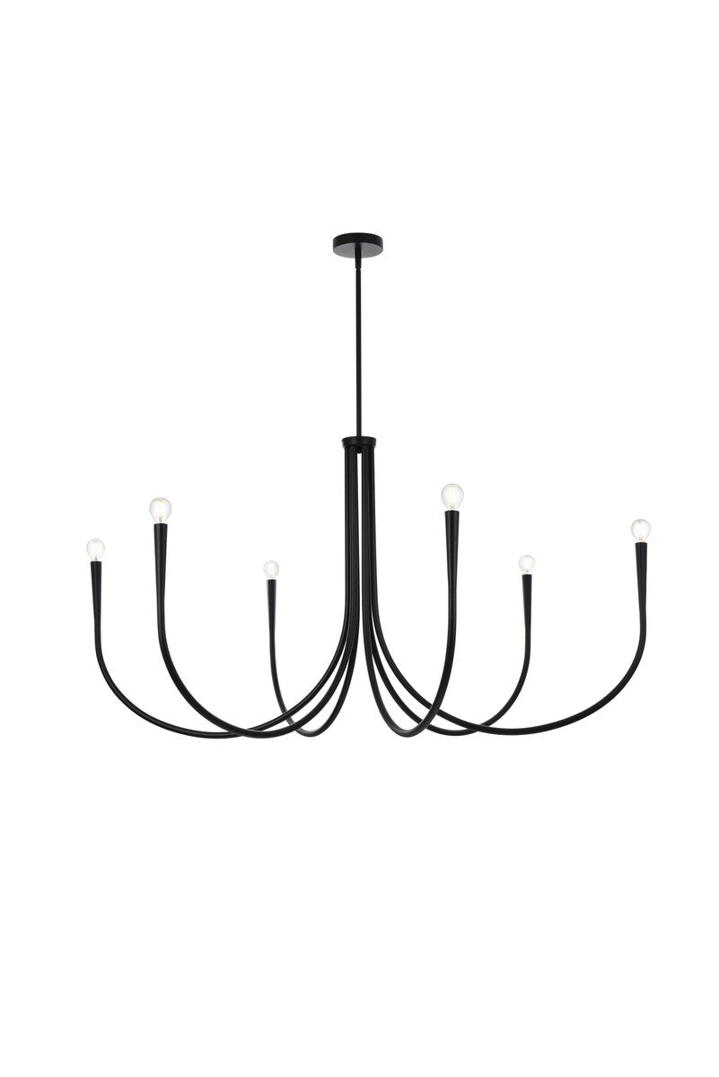Elegant Lighting Six Light Chandelier