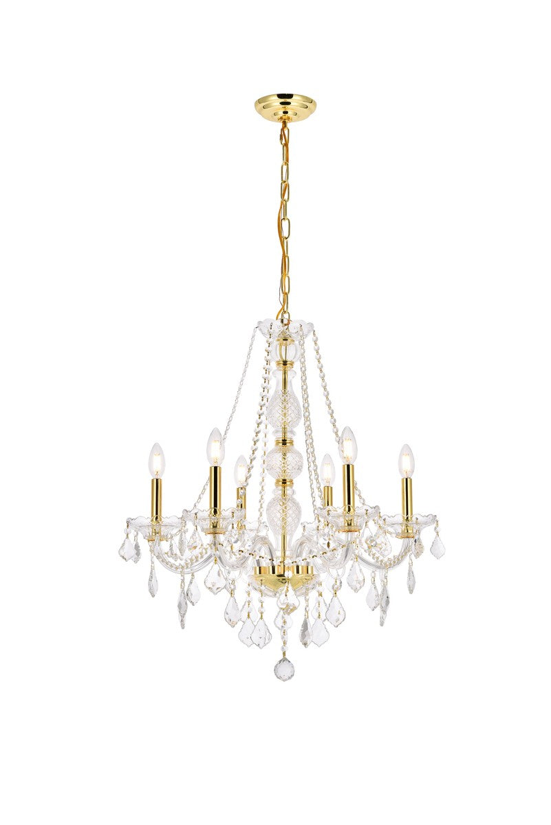 Elegant Lighting Six Light Chandelier