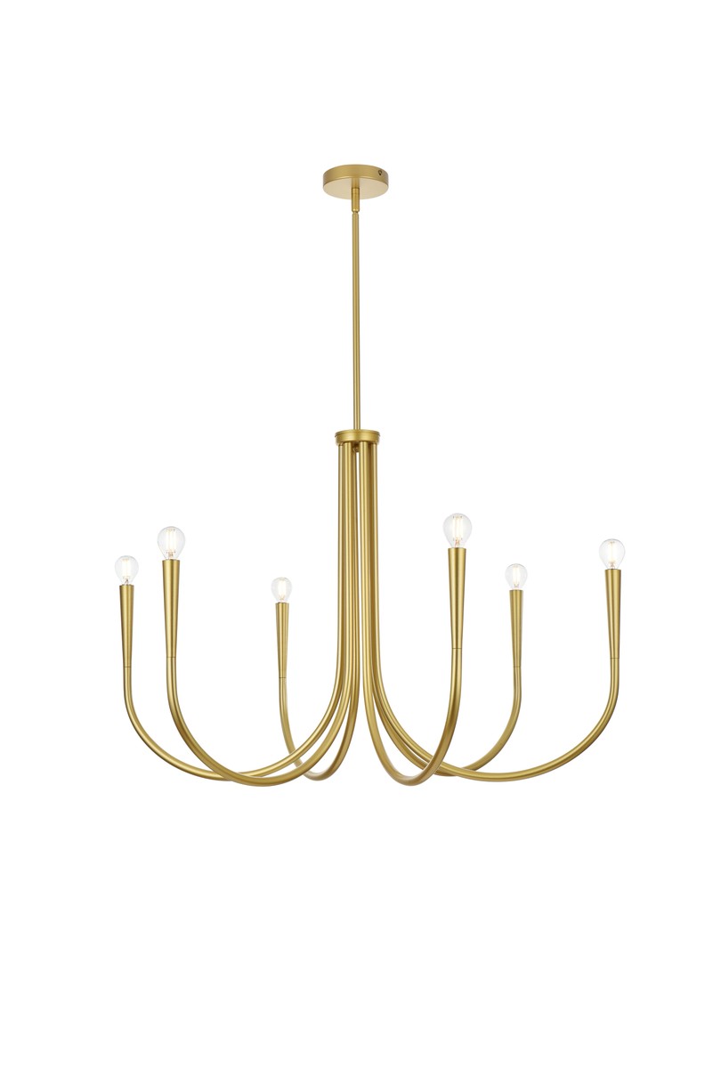 Elegant Lighting Six Light Chandelier