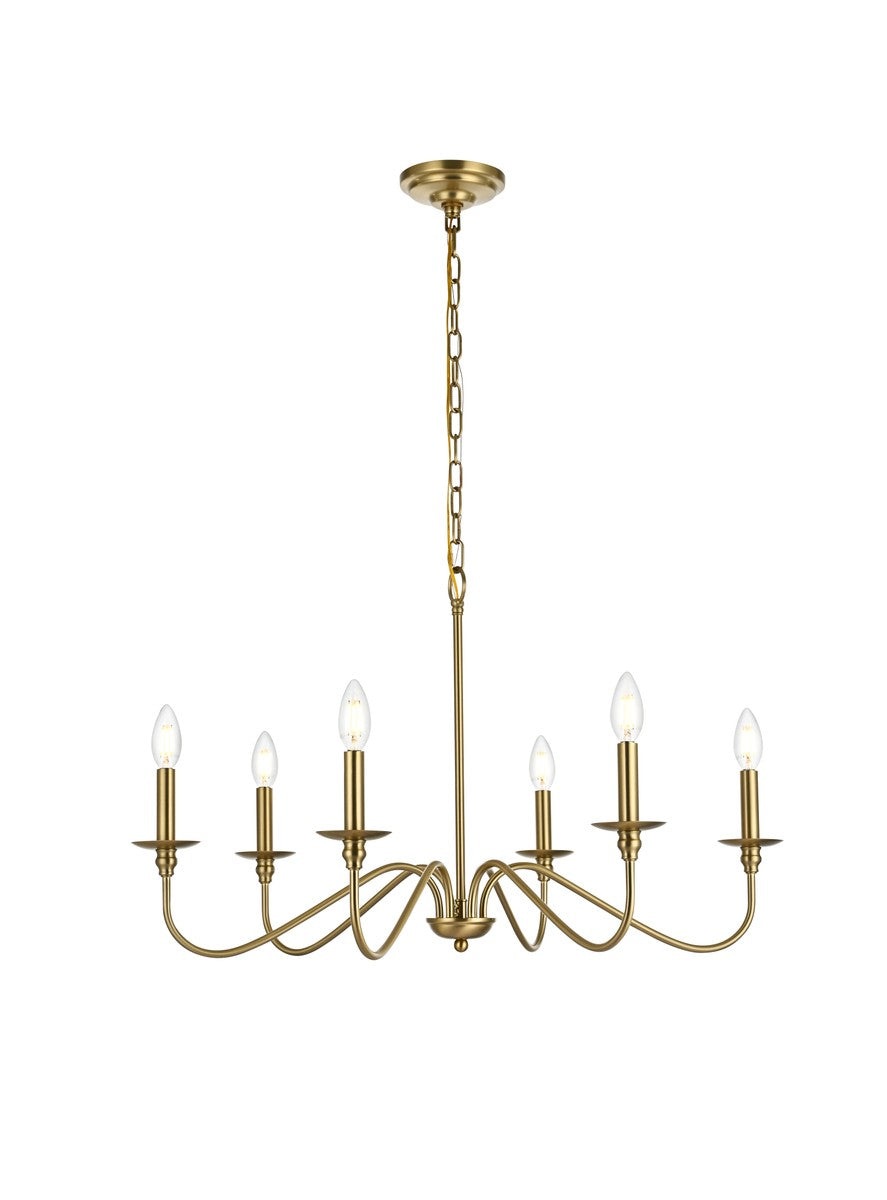 Elegant Lighting Six Light Chandelier