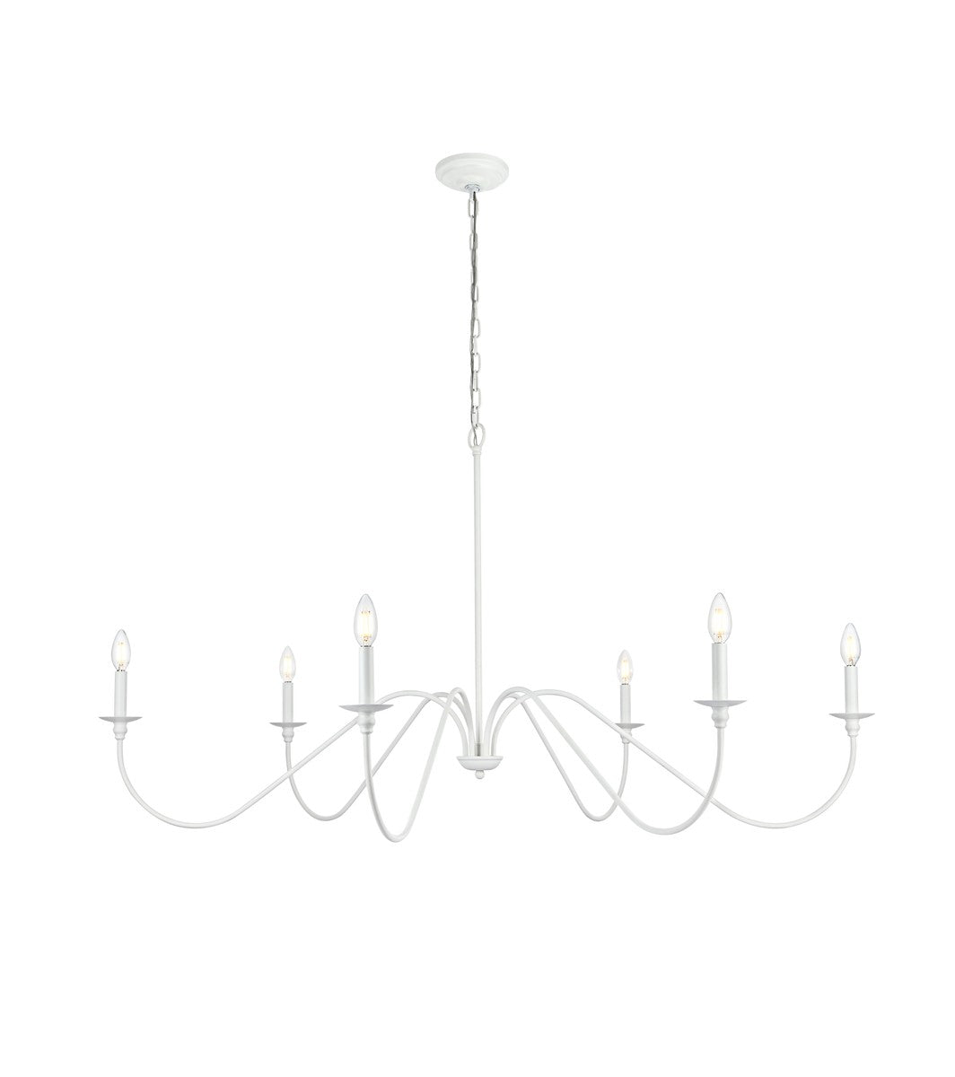 Elegant Lighting Six Light Chandelier