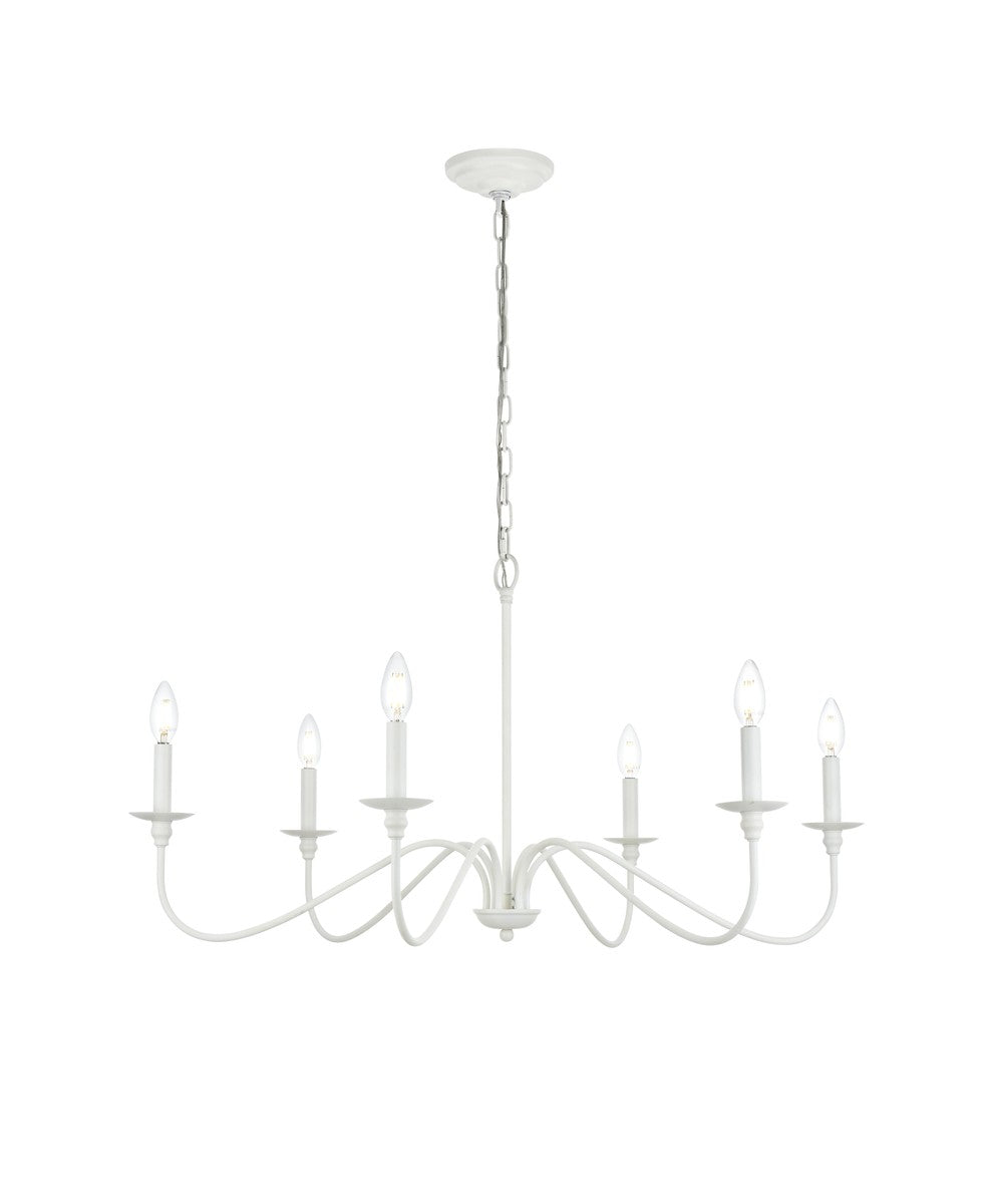 Elegant Lighting Six Light Chandelier