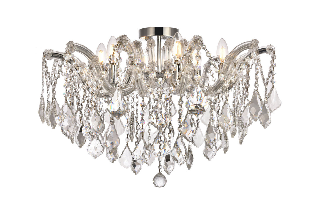 Elegant Lighting Six Light Flush Mount