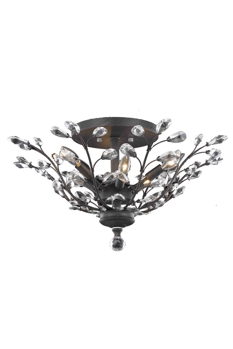 Elegant Lighting Six Light Flush Mount