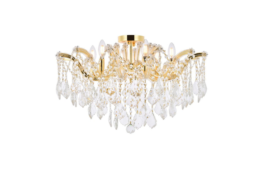 Elegant Lighting Six Light Flush Mount