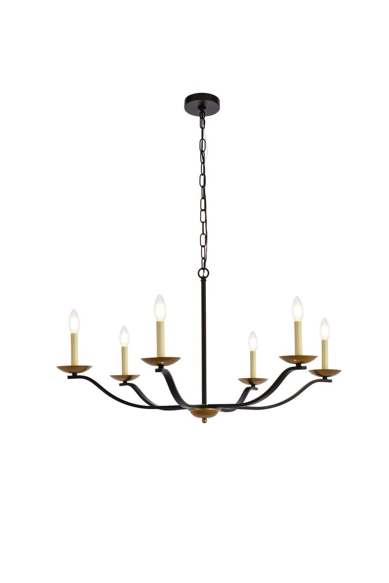 Elegant Lighting Six Light Pendant