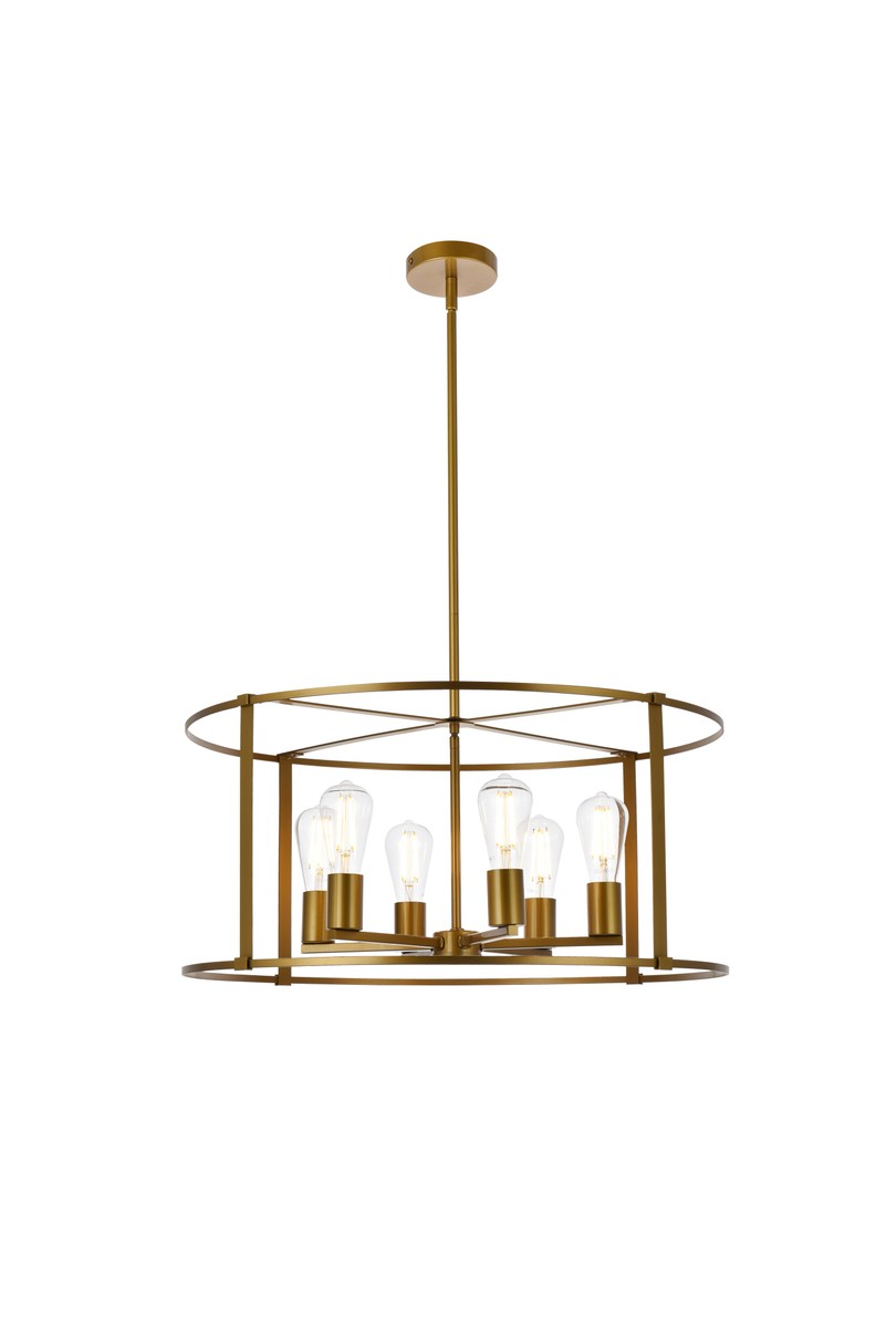 Elegant Lighting Six Light Pendant