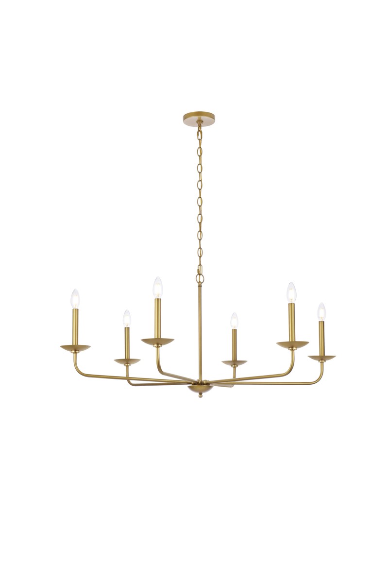 Elegant Lighting Six Light Pendant