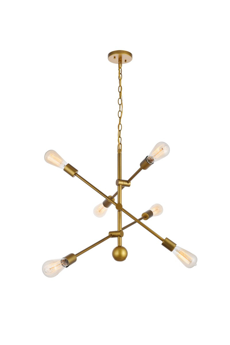 Elegant Lighting Six Light Pendant