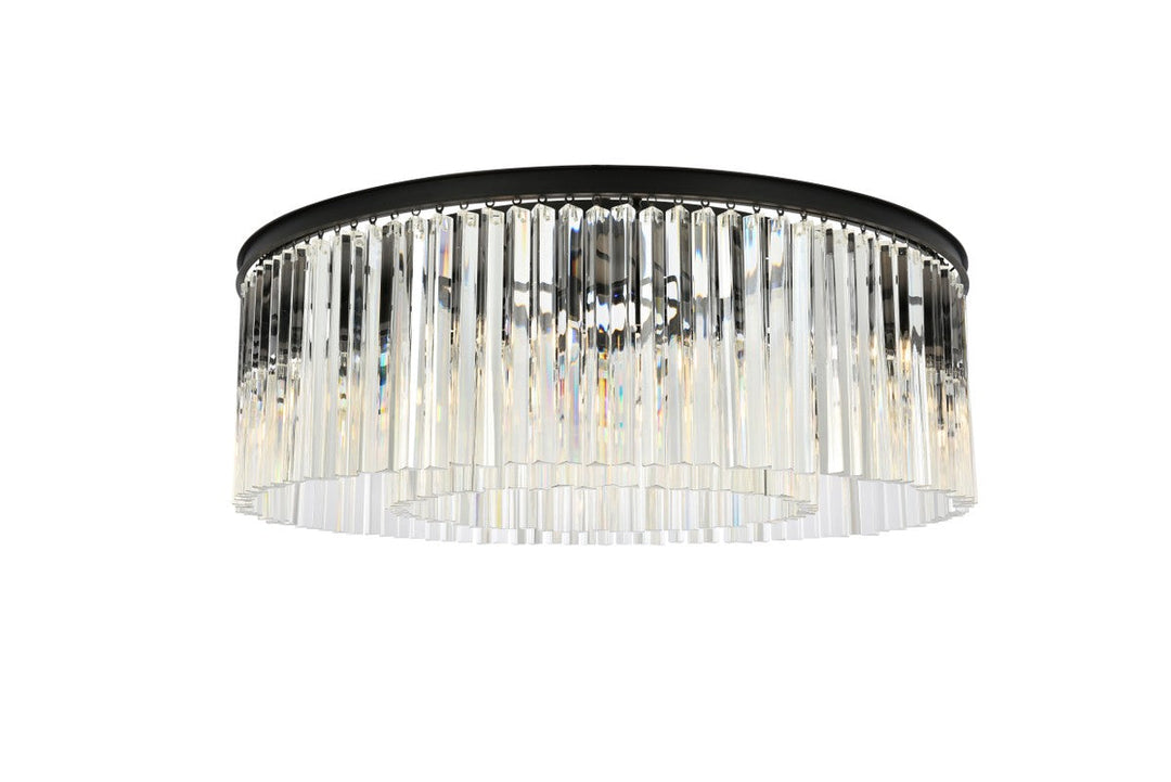 Elegant Lighting Ten Light Flush Mount