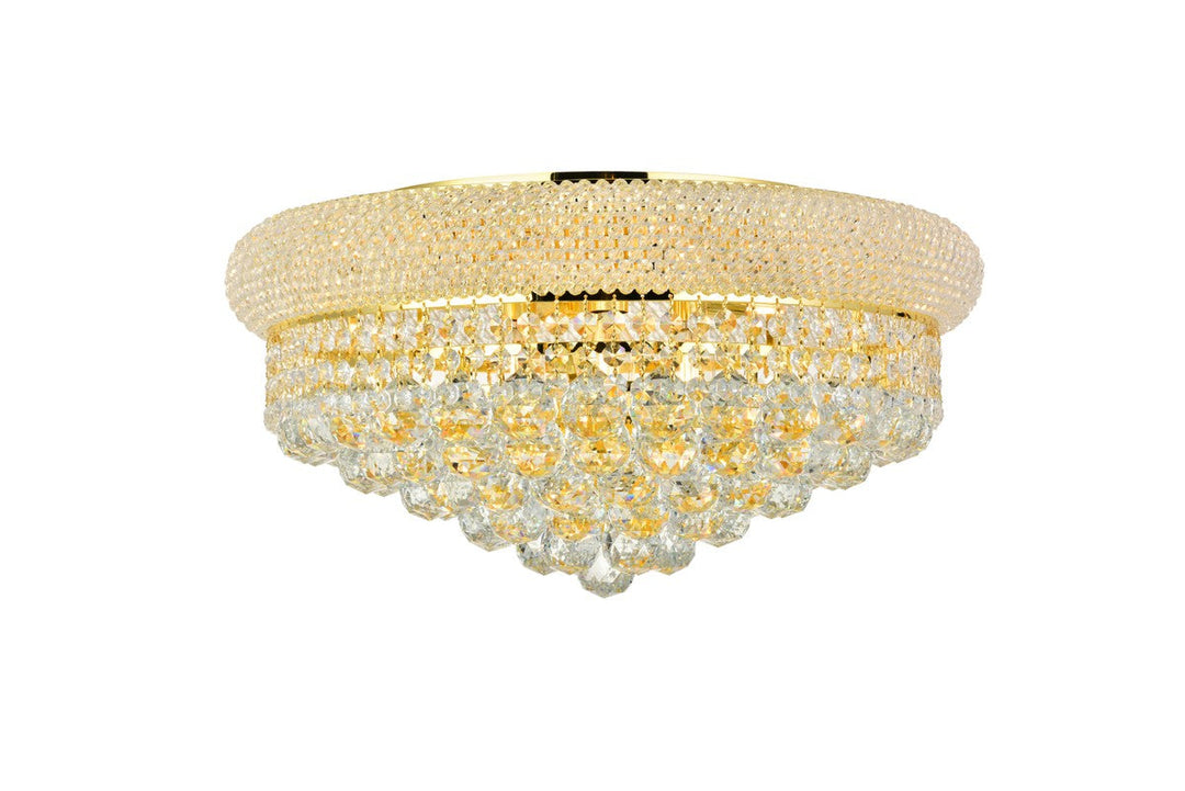 Elegant Lighting Ten Light Flush Mount