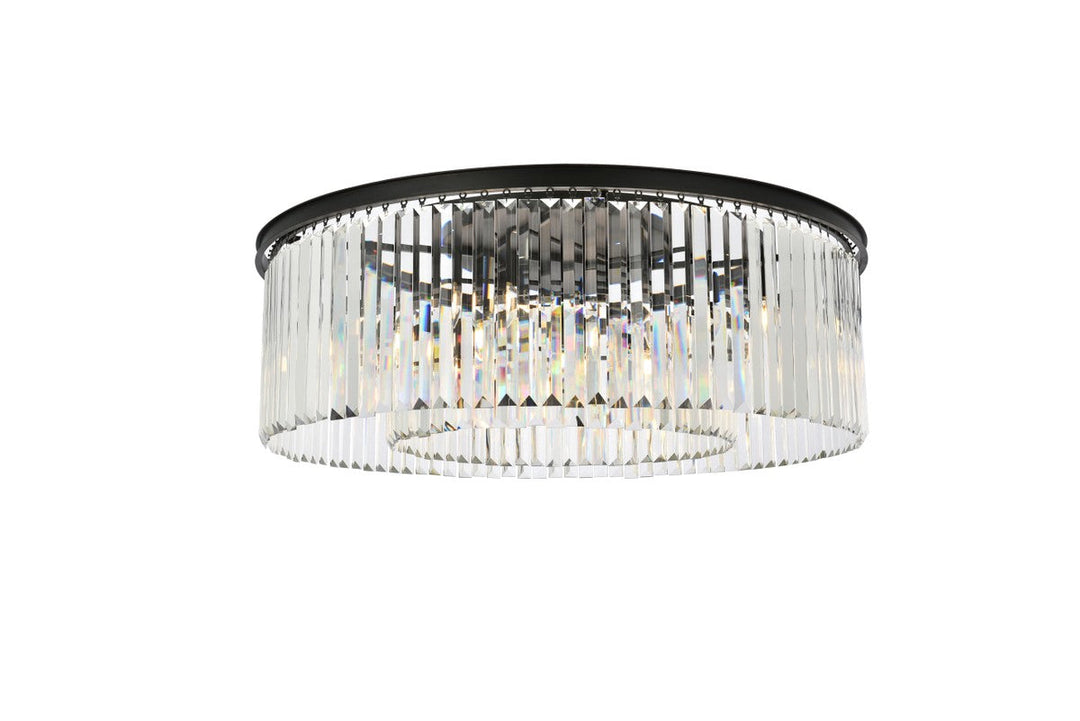 Elegant Lighting Ten Light Flush Mount