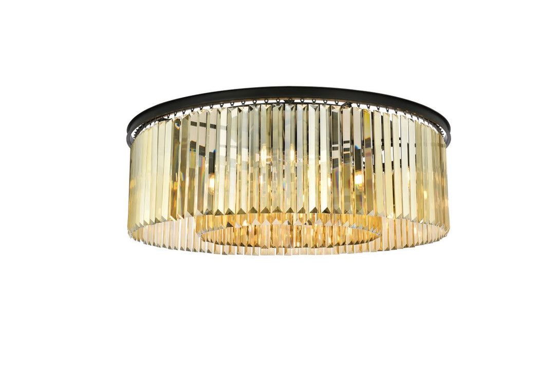 Elegant Lighting Ten Light Flush Mount