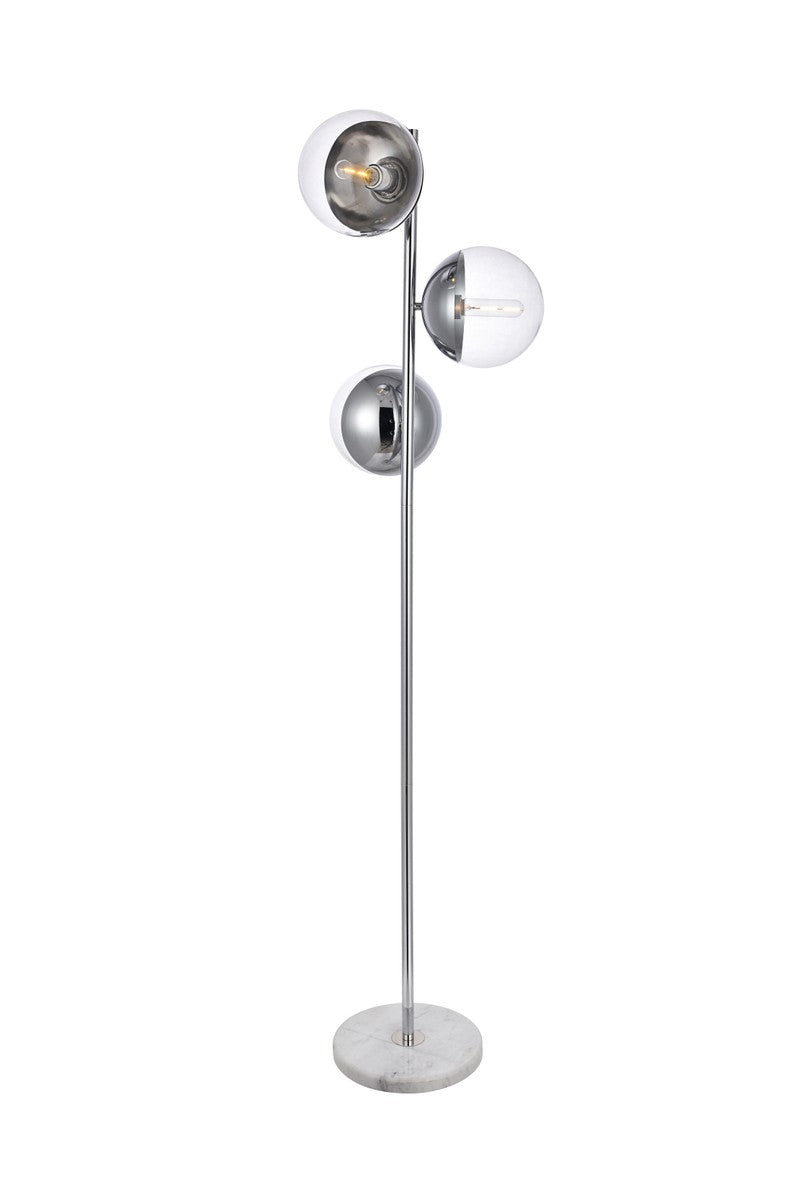 Elegant Lighting Three Light Floor Lamp