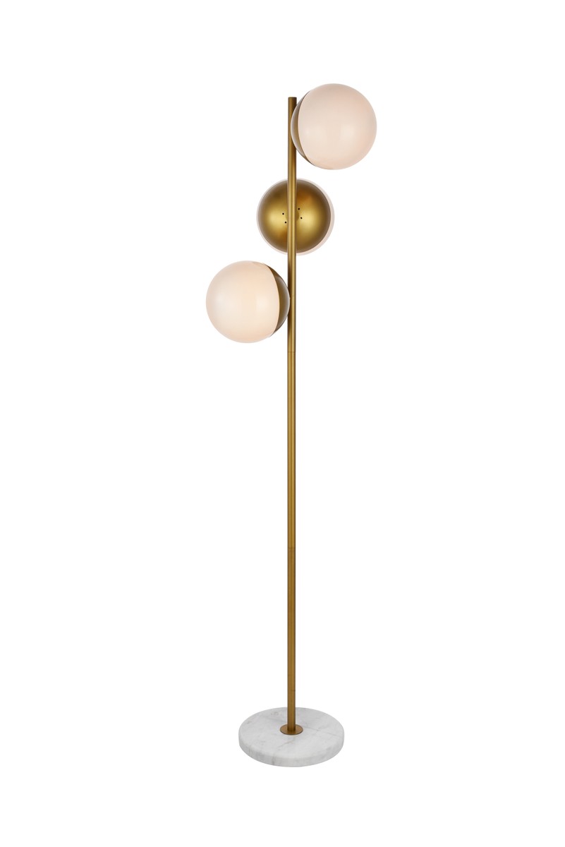 Elegant Lighting Three Light Floor Lamp