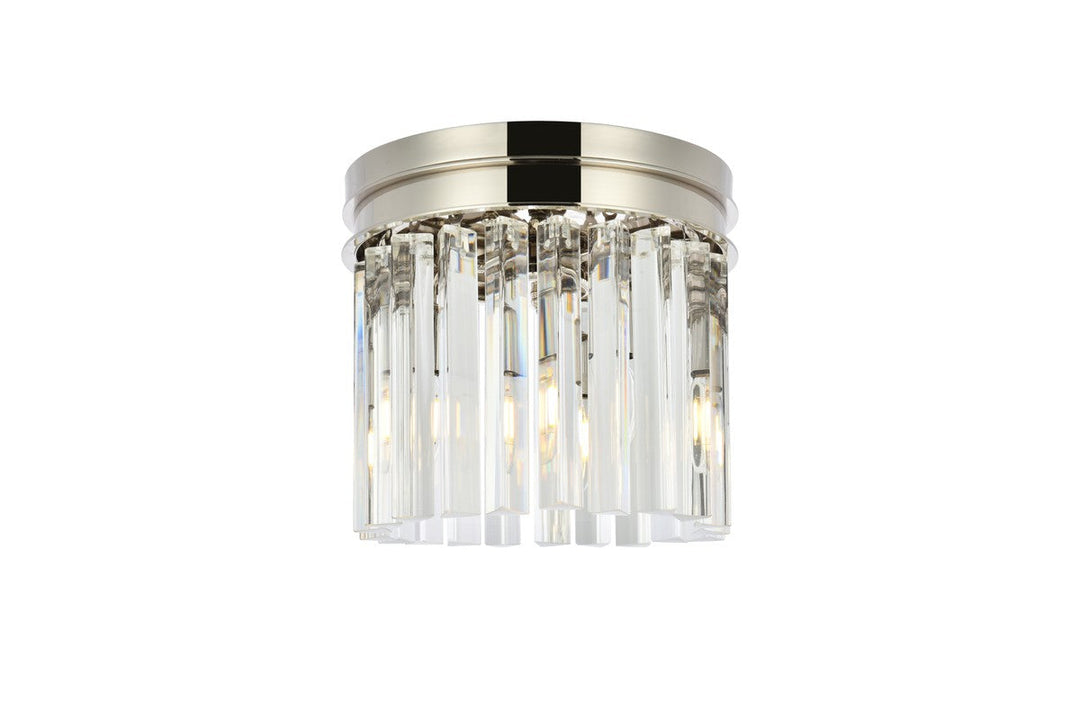 Elegant Lighting Three Light Flush Mount