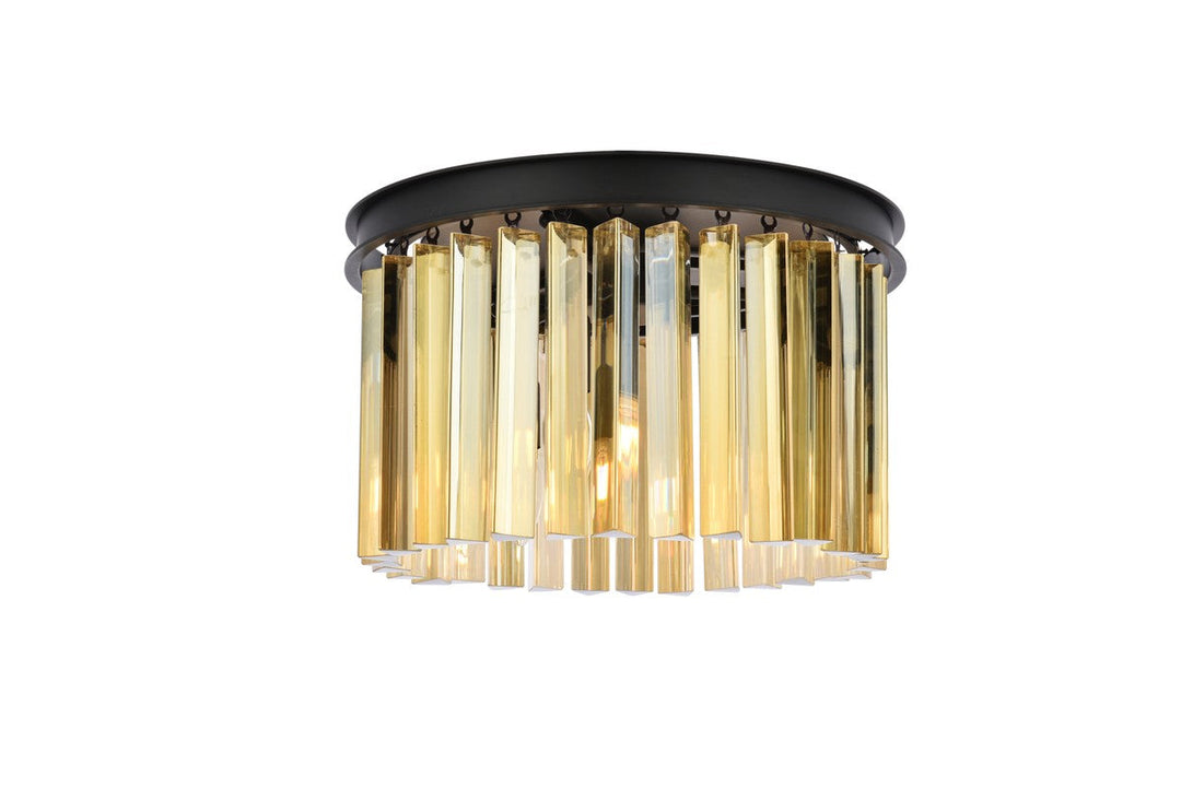 Elegant Lighting Three Light Flush Mount