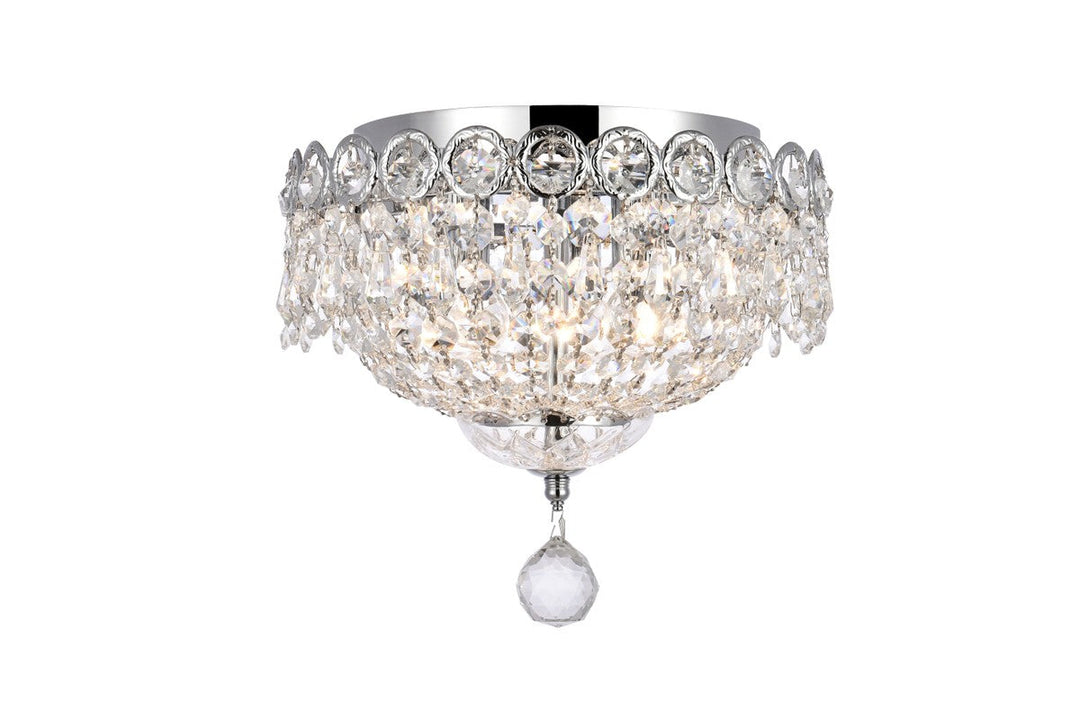 Elegant Lighting Three Light Flush Mount