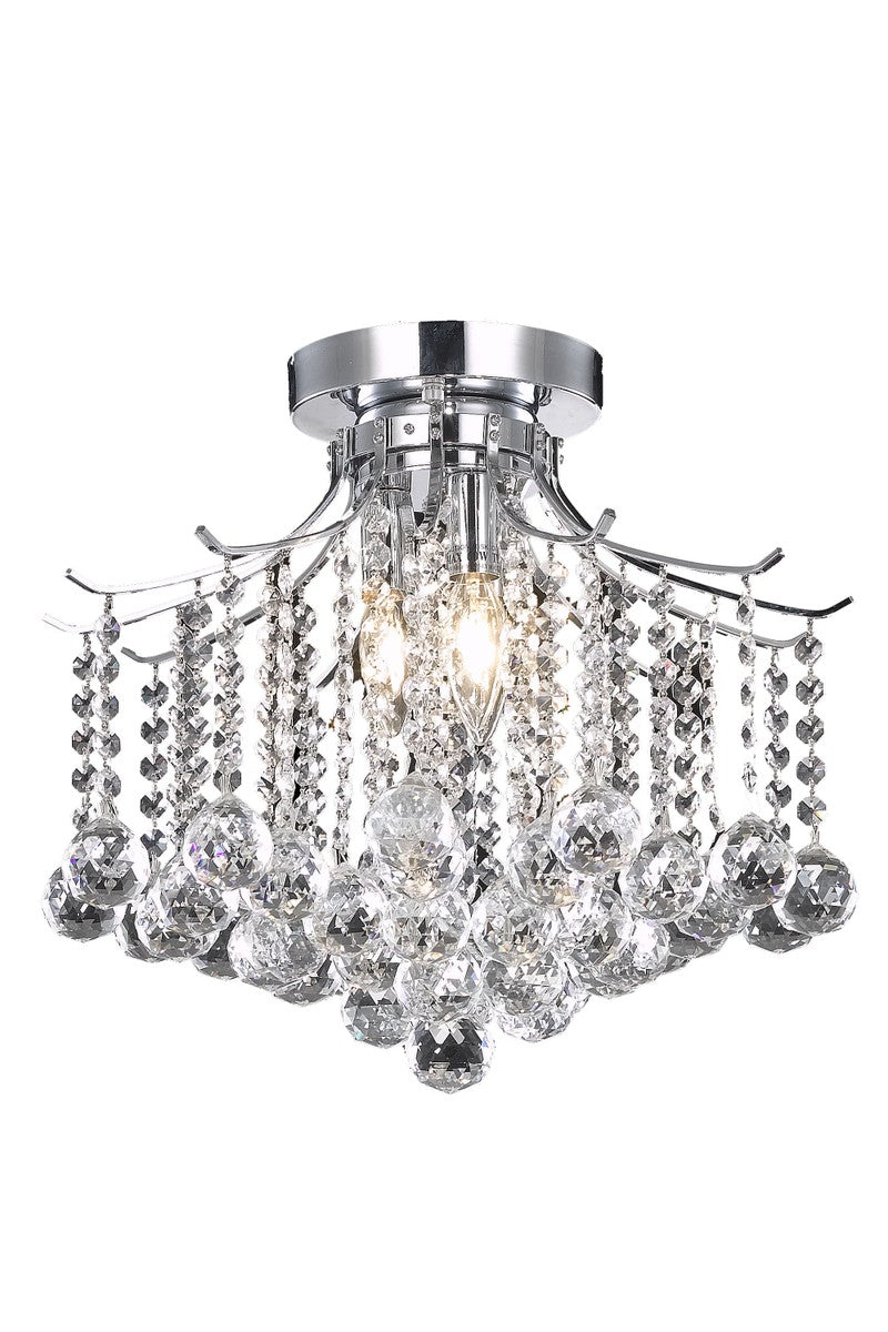 Elegant Lighting Three Light Flush Mount