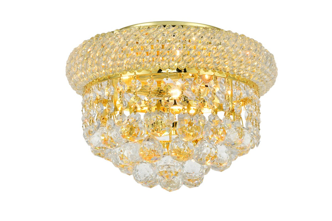 Elegant Lighting Three Light Flush Mount