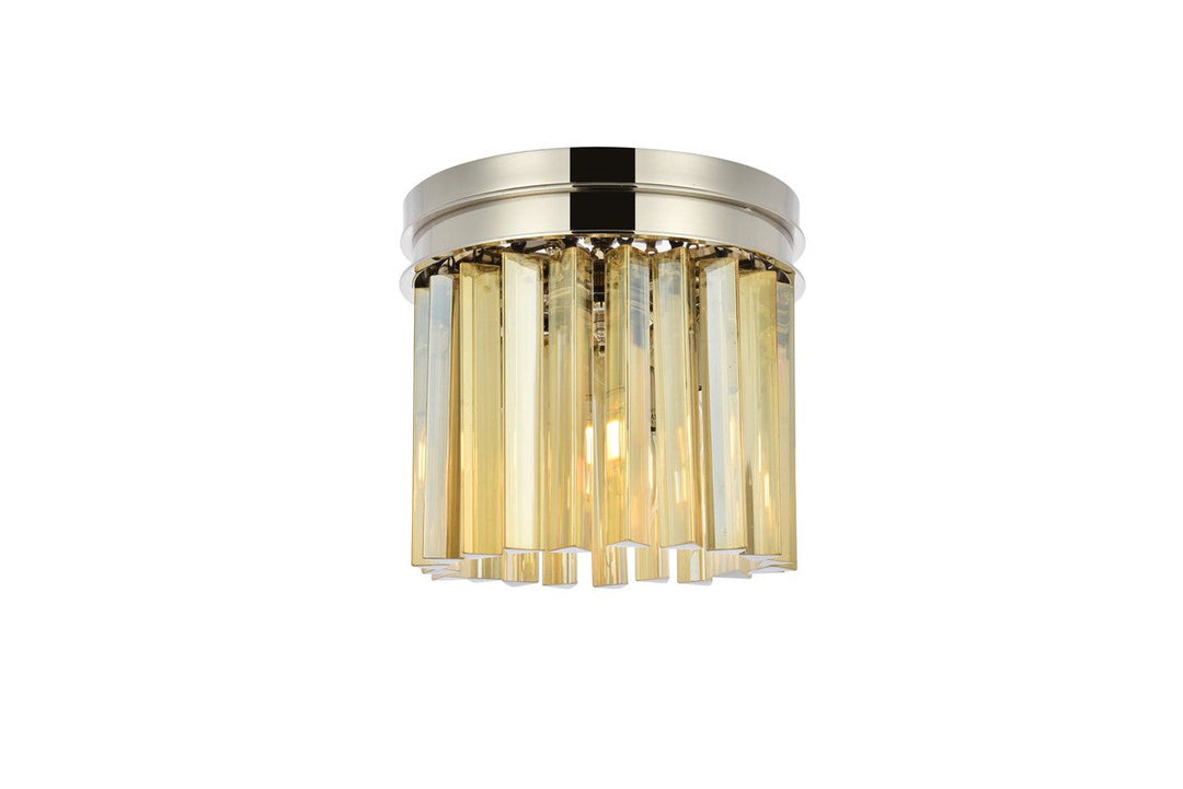 Elegant Lighting Three Light Flush Mount