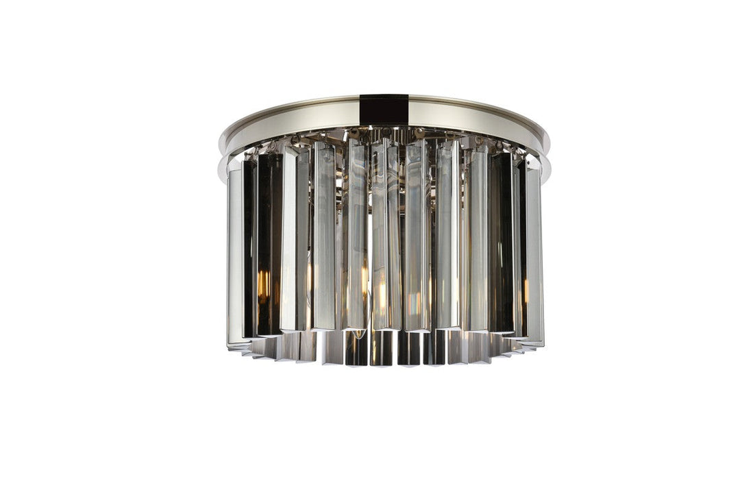 Elegant Lighting Three Light Flush Mount