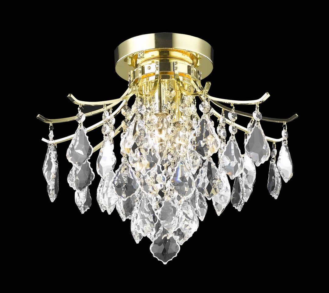 Elegant Lighting Three Light Flush Mount