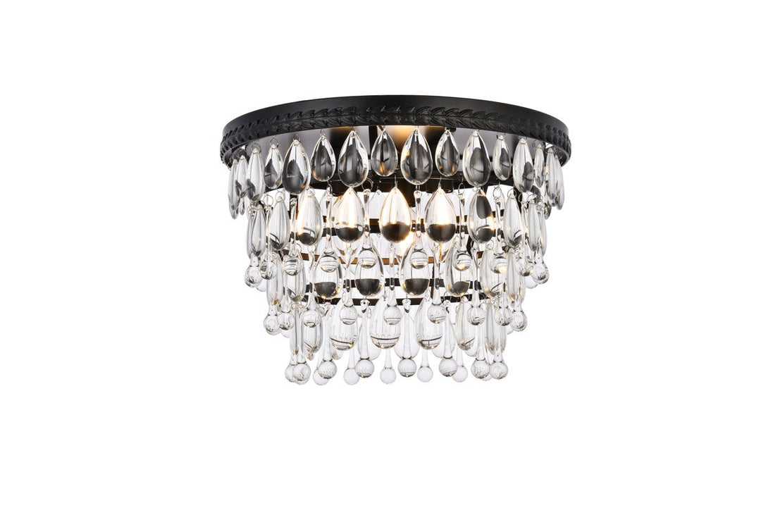Elegant Lighting Three Light Flush Mount