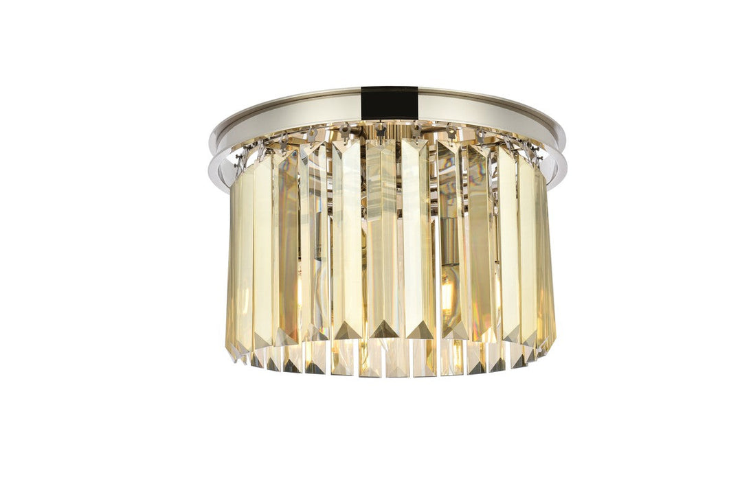 Elegant Lighting Three Light Flush Mount
