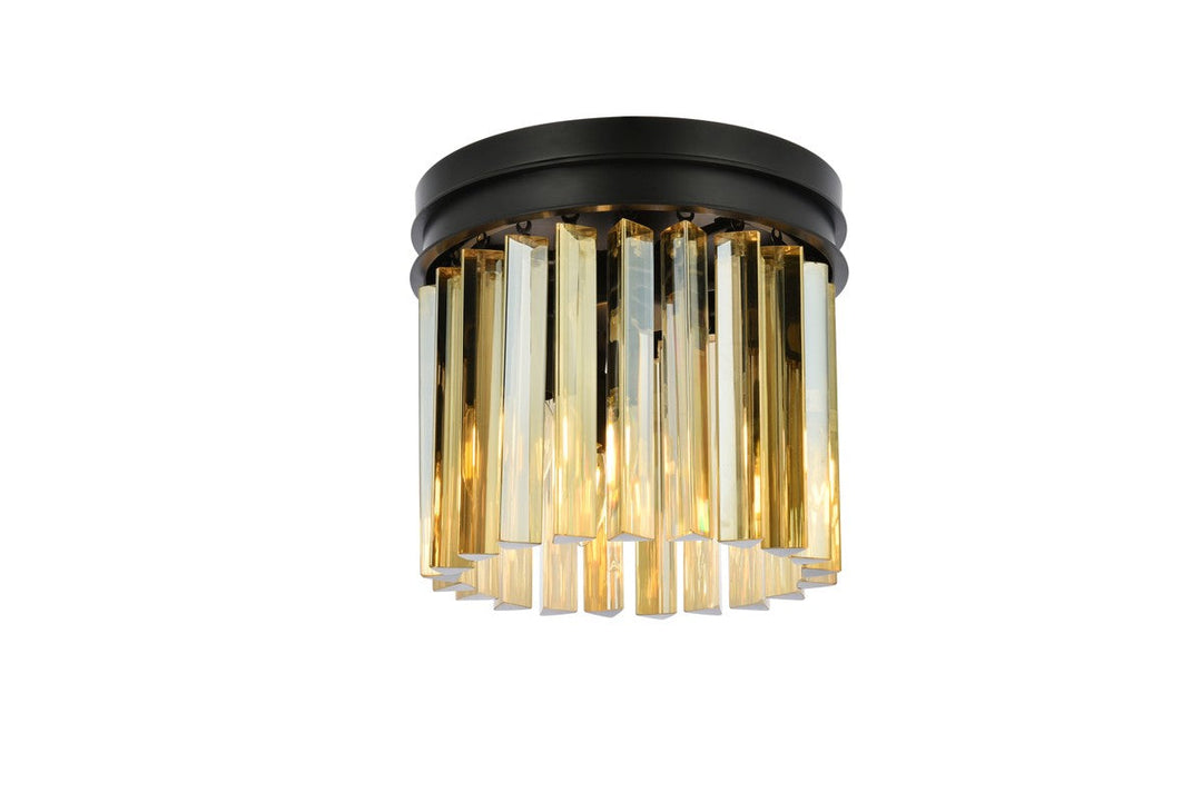 Elegant Lighting Three Light Flush Mount