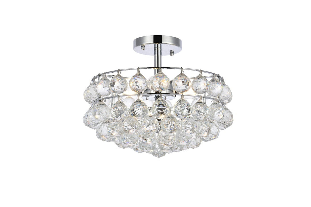 Elegant Lighting Three Light Flush Mount