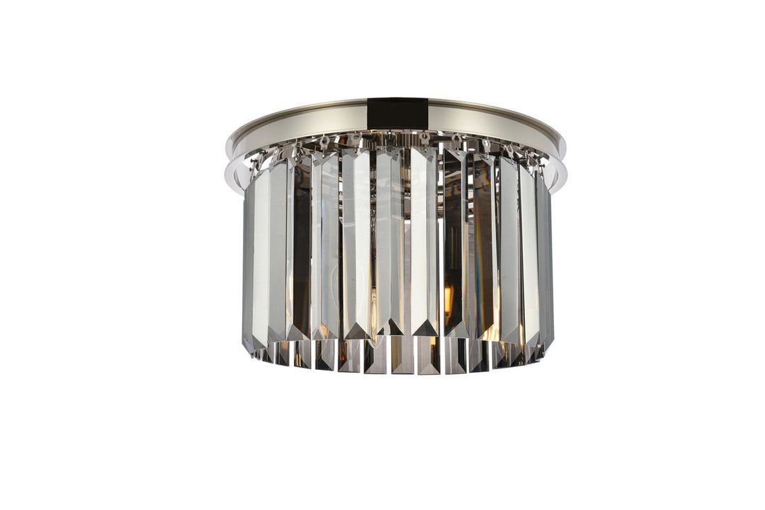 Elegant Lighting Three Light Flush Mount