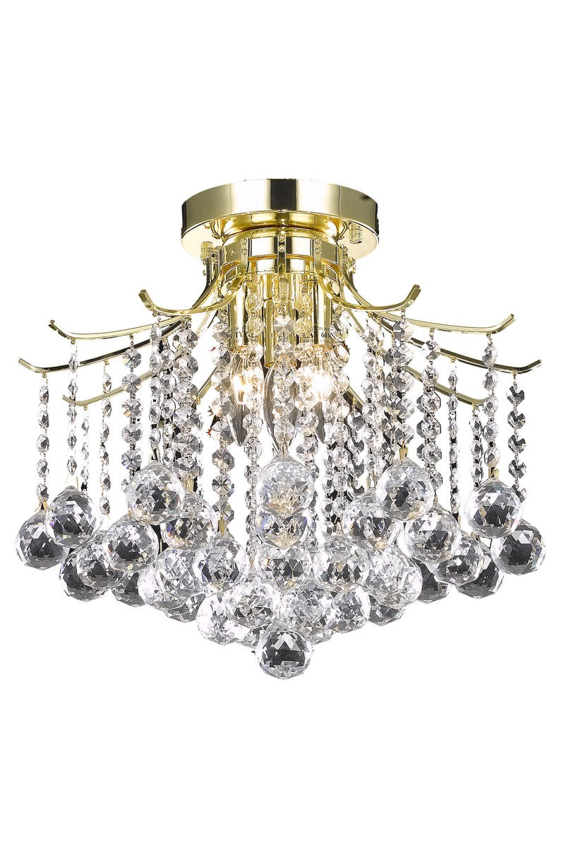 Elegant Lighting Three Light Flush Mount