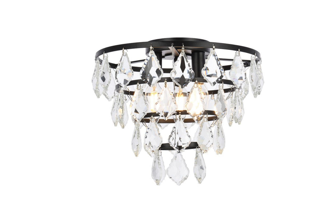Elegant Lighting Three Light Flush Mount
