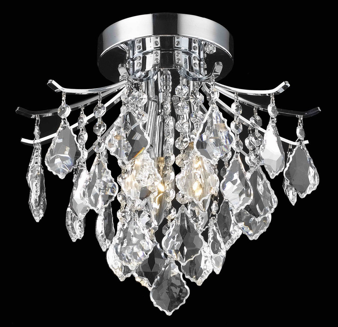 Elegant Lighting Three Light Flush Mount
