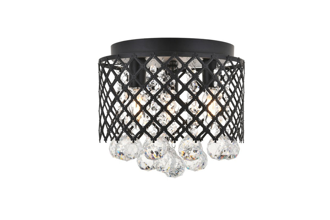 Elegant Lighting Three Light Flush Mount
