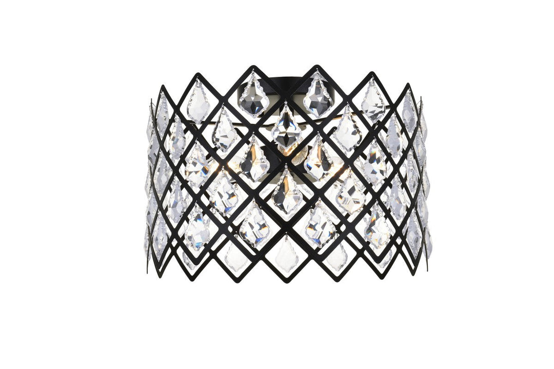 Elegant Lighting Three Light Flush Mount