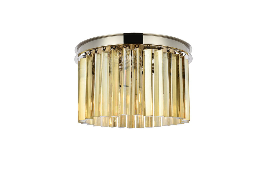 Elegant Lighting Three Light Flush Mount