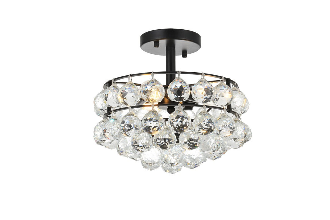 Elegant Lighting Three Light Flush Mount