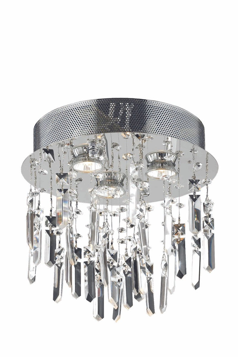 Elegant Lighting Three Light Flush Mount