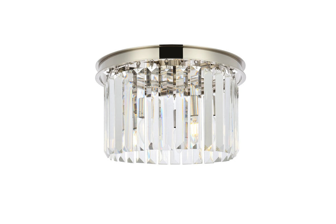 Elegant Lighting Three Light Flush Mount