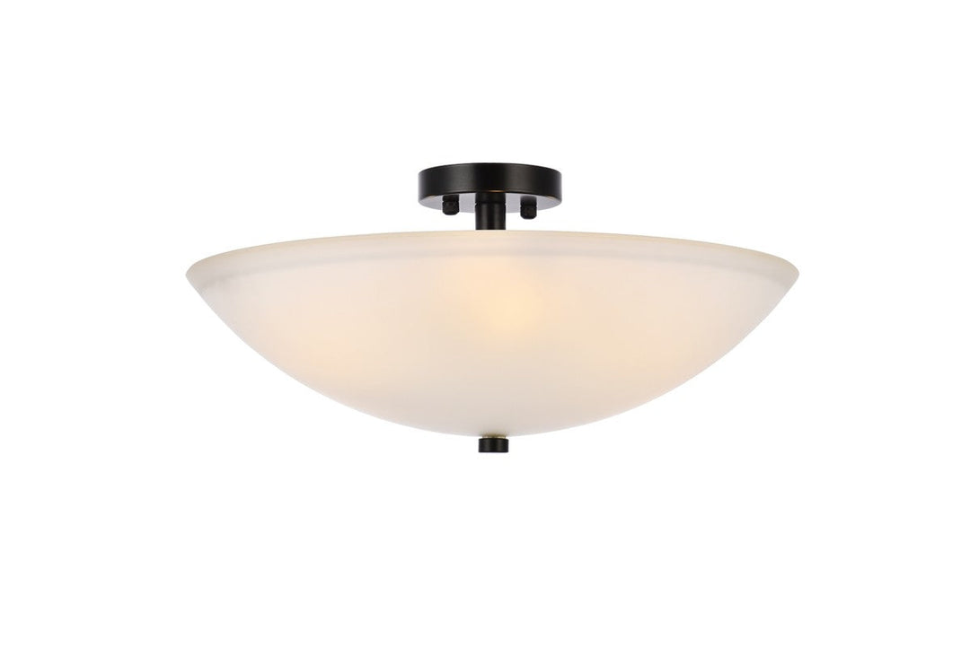 Elegant Lighting Three Light Flush Mount
