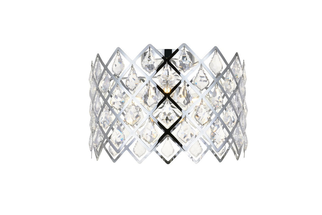 Elegant Lighting Three Light Flush Mount