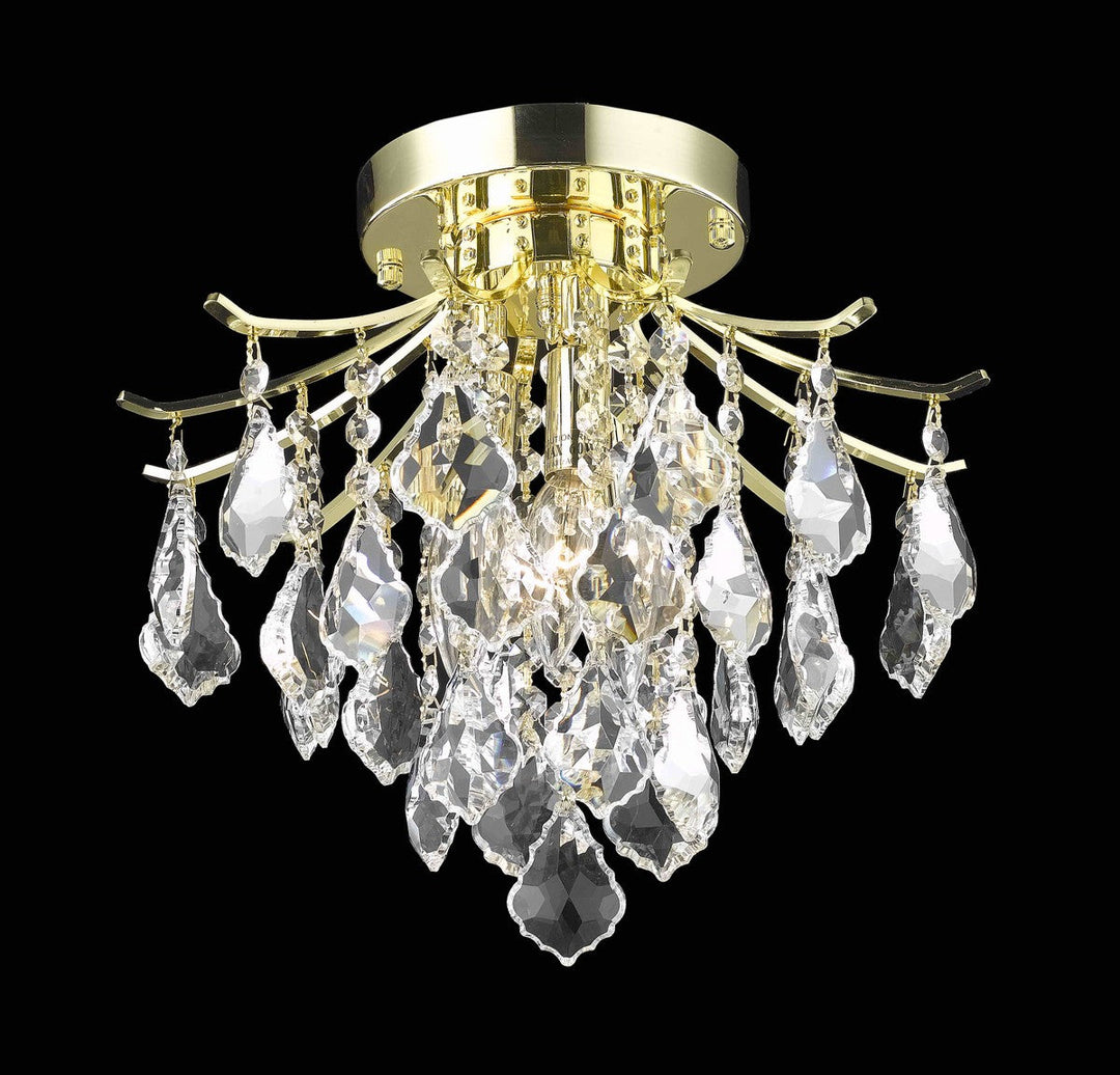 Elegant Lighting Three Light Flush Mount