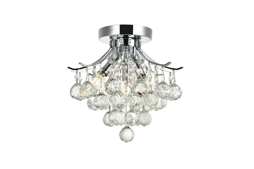 Elegant Lighting Three Light Flush Mount