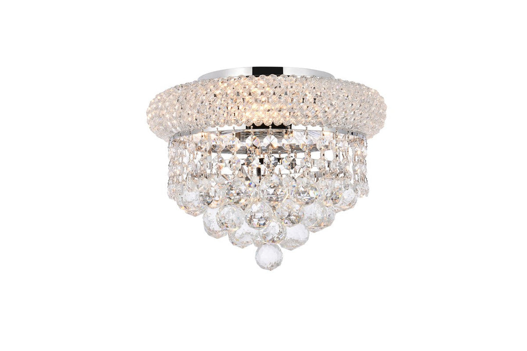 Elegant Lighting Three Light Flush Mount