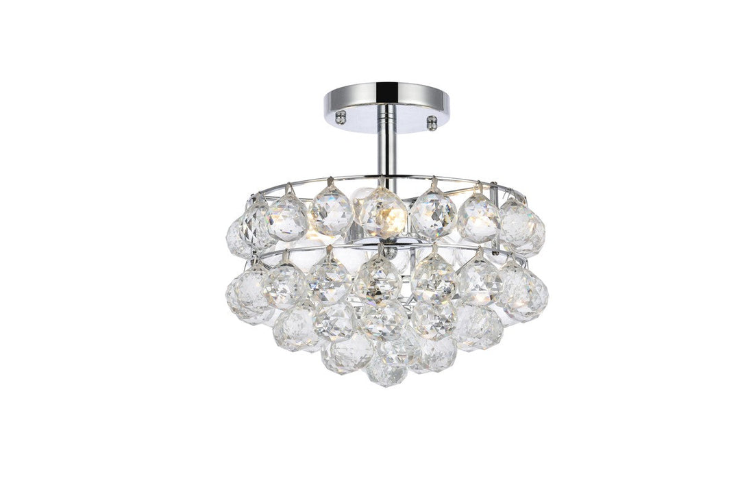 Elegant Lighting Three Light Flush Mount