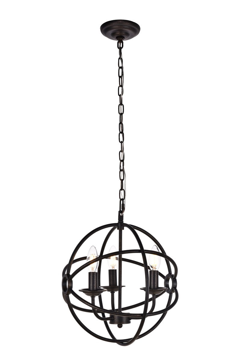 Elegant Lighting Three Light Pendant