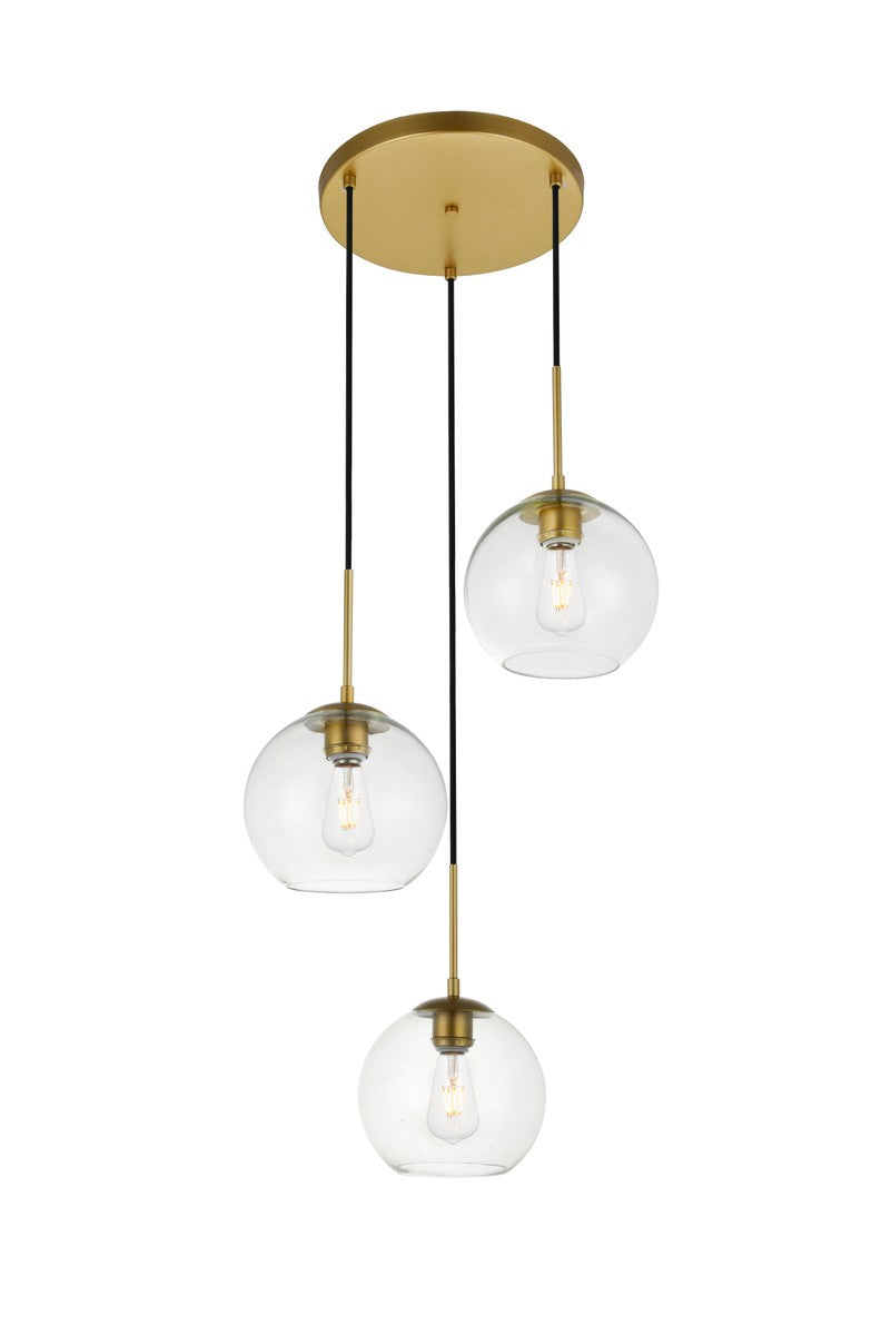 Elegant Lighting Three Light Pendant